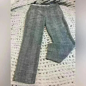 H&M Woman's Black and White Plaid Ankle Length Dress Pants Size 8